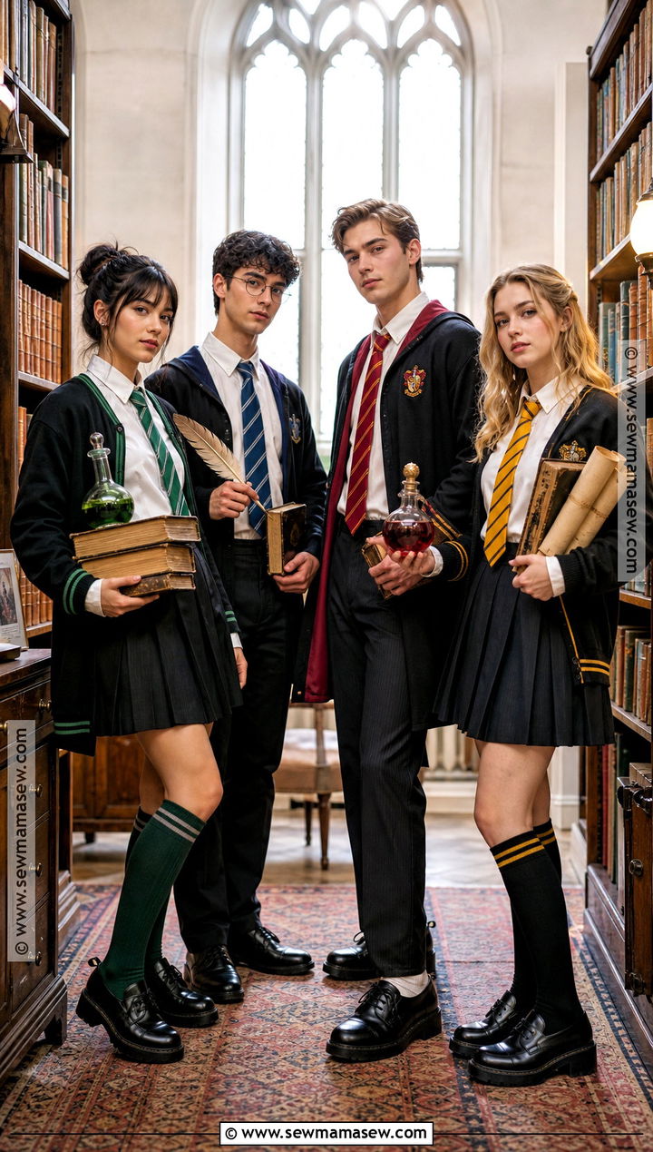 Wizard School Houses Group Costume - 30 costume ideas for 4 for friends