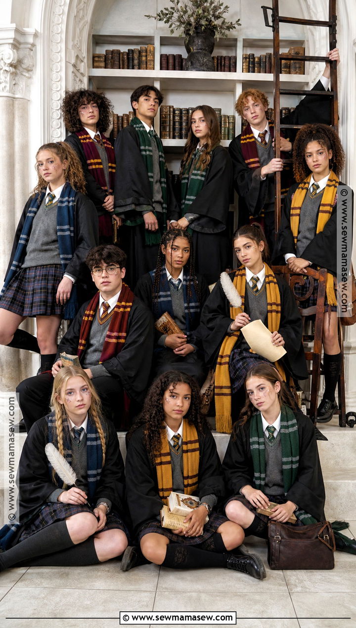Wizard School Students Group Costume - 40 Group Halloween Costumes for Teens