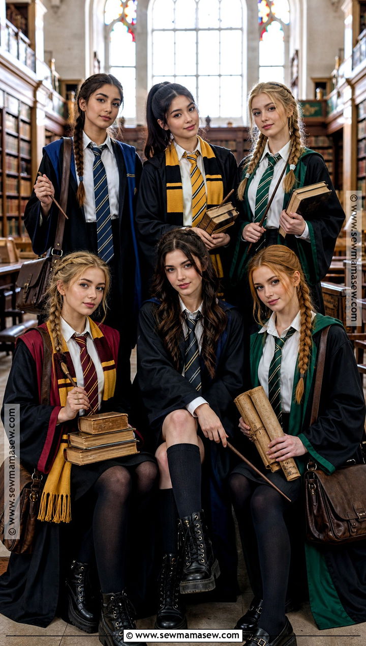 Wizard School Students Group Costume - 30 Halloween Costumes Women Group