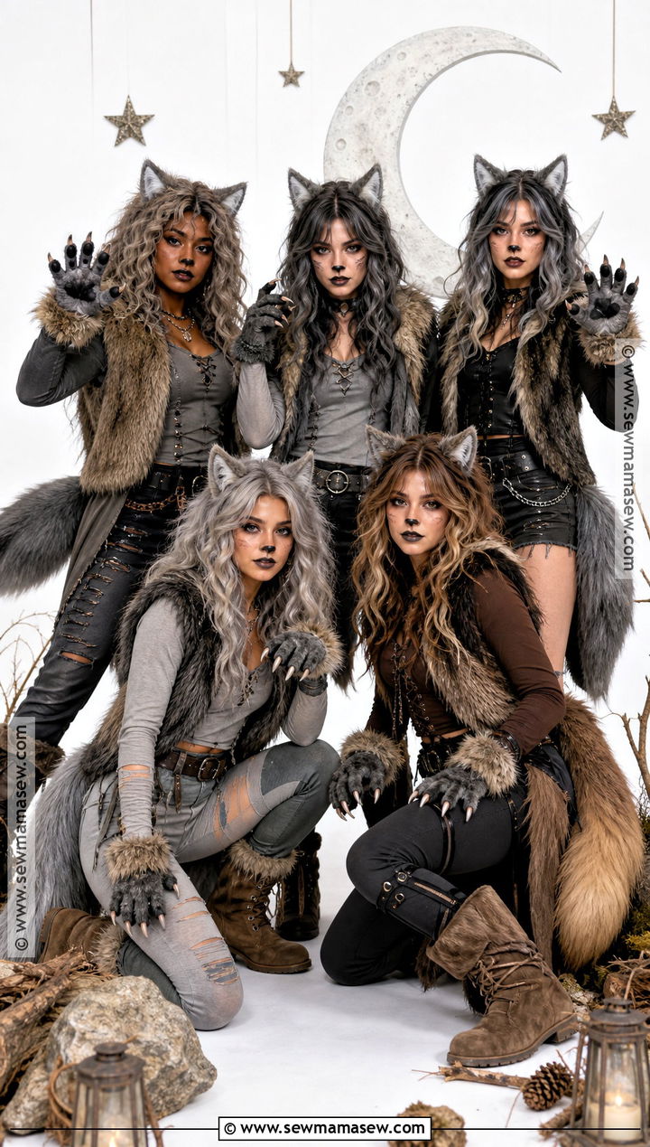 Wolf Pack Group Costume - 40 wolf costume ideas