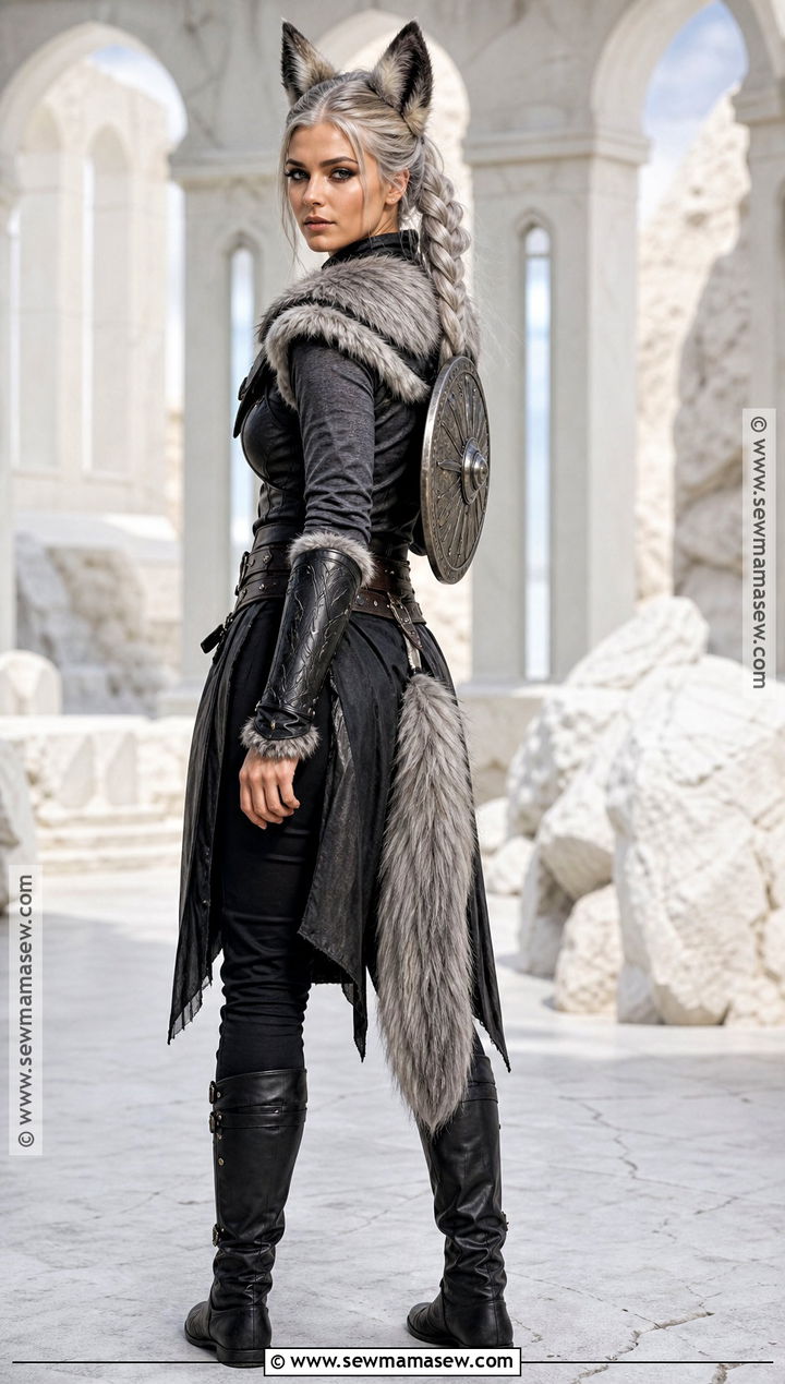Wolf Warrior Costume - 30 Wolf Halloween Costume Ideas for Women