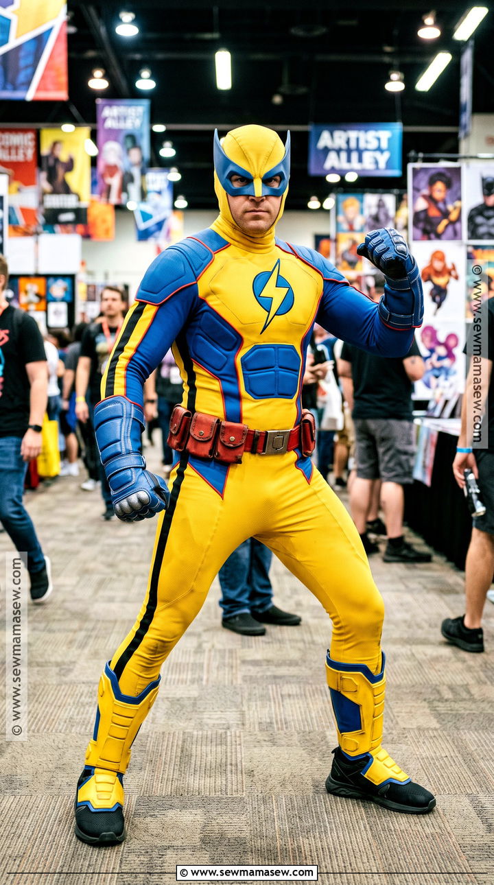 Wolverine Costume With Yellow And Blue Suit - 30 marvel costume ideas