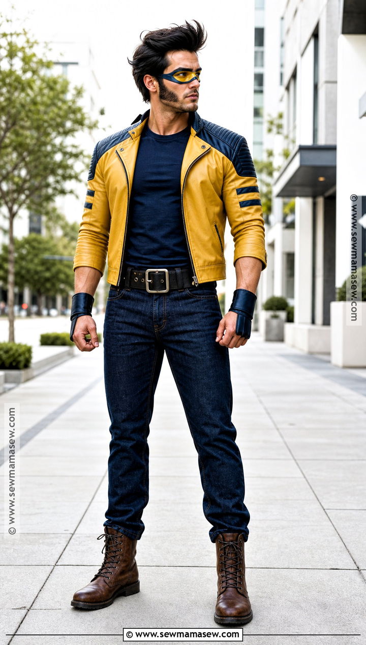 Wolverine Costume With Yellow Jacket - 30 men's halloween costumes