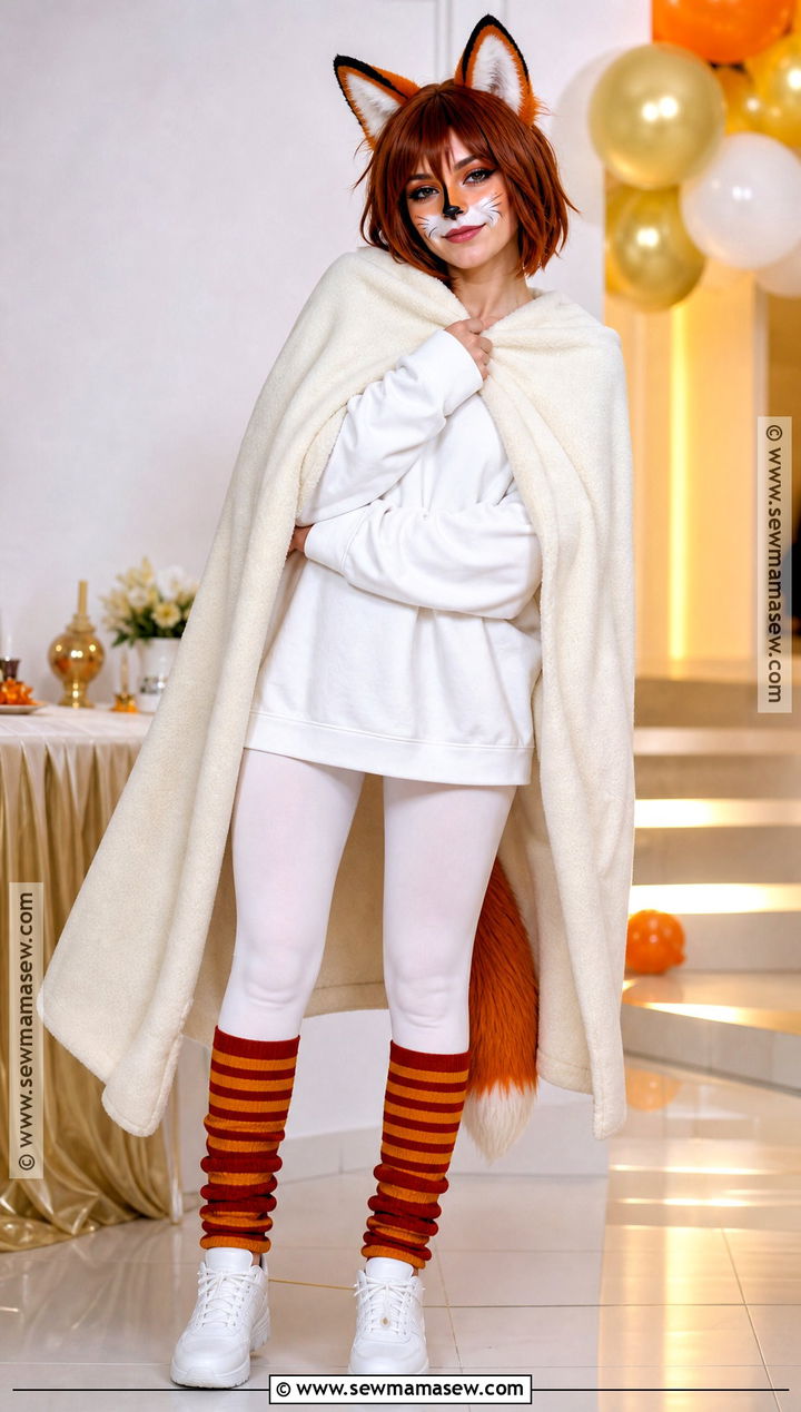 Womens Ash Costume With White Leggings - 30 ash fantastic mr fox costume ideas