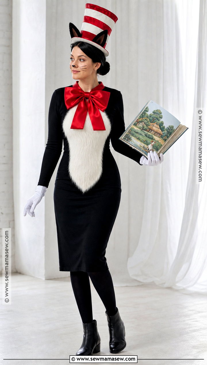 Womens Cat In The Hat Costume With Dress - 40 cat in the hat costume ideas