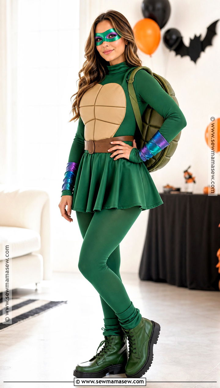 Womens Ninja Turtle Dress Costume - 30 ninja turtle halloween costume ideas