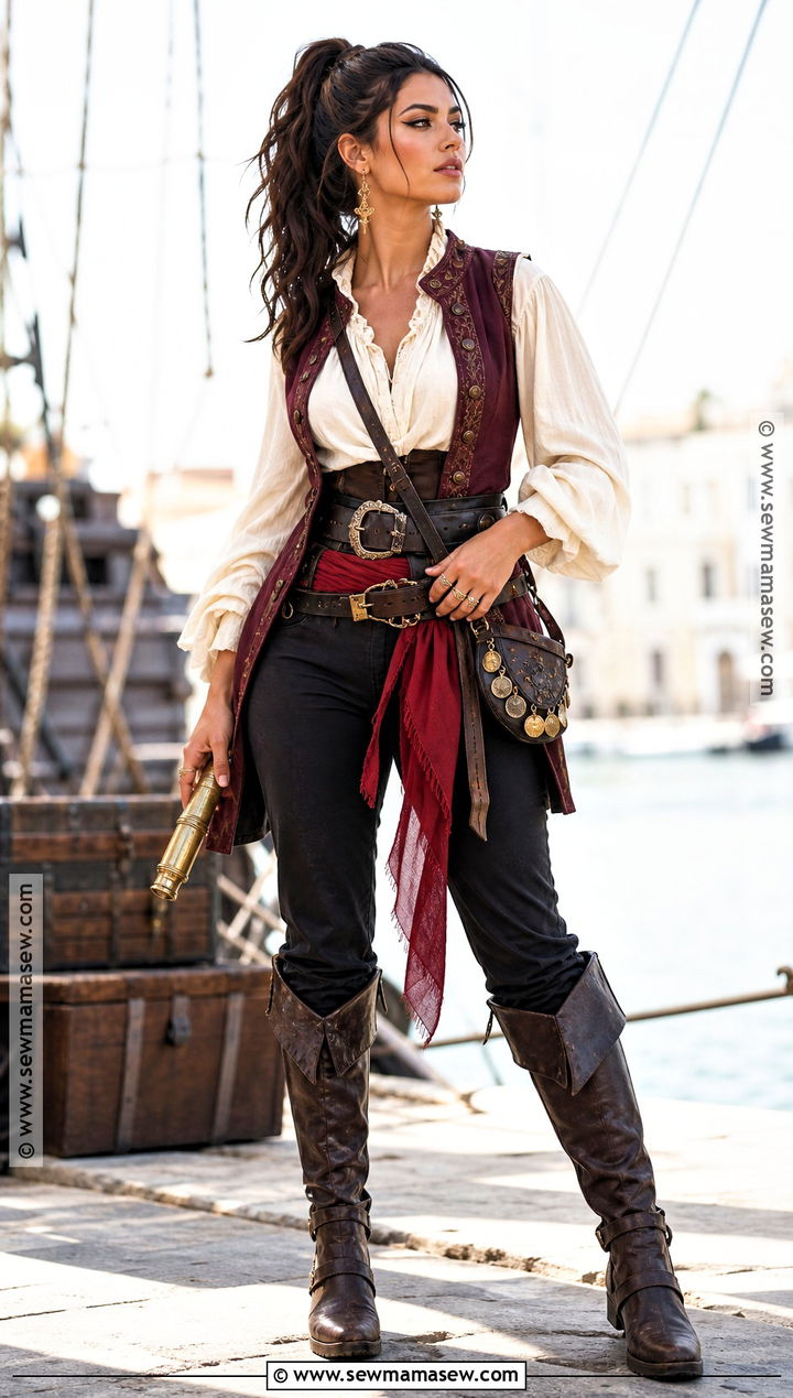 Womens Pants Pirate Costume - 35 pirate costumes