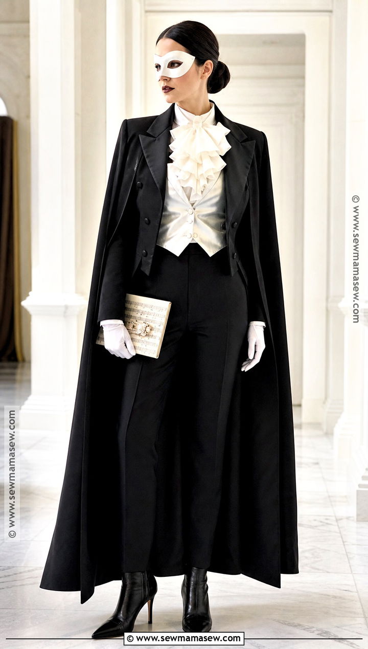 Womens Phantom Costume - 40 phantom of the opera costumes