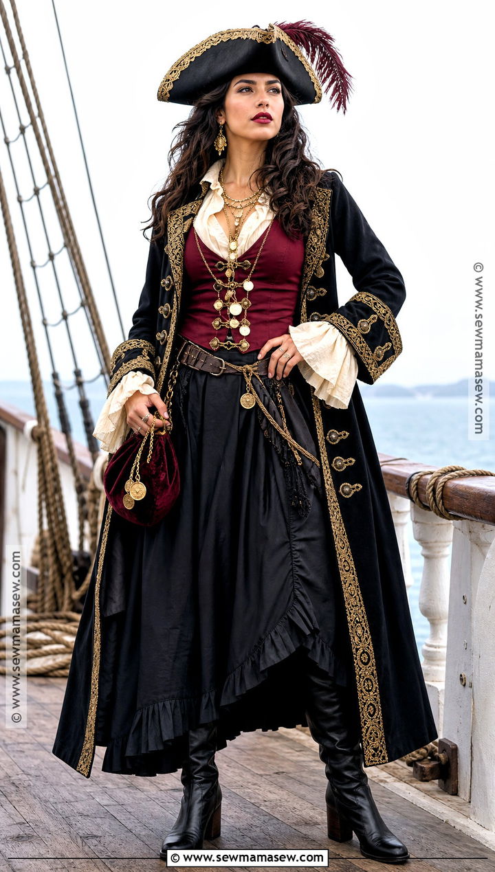 Womens Pirate Queen Costume - 35 pirate costumes