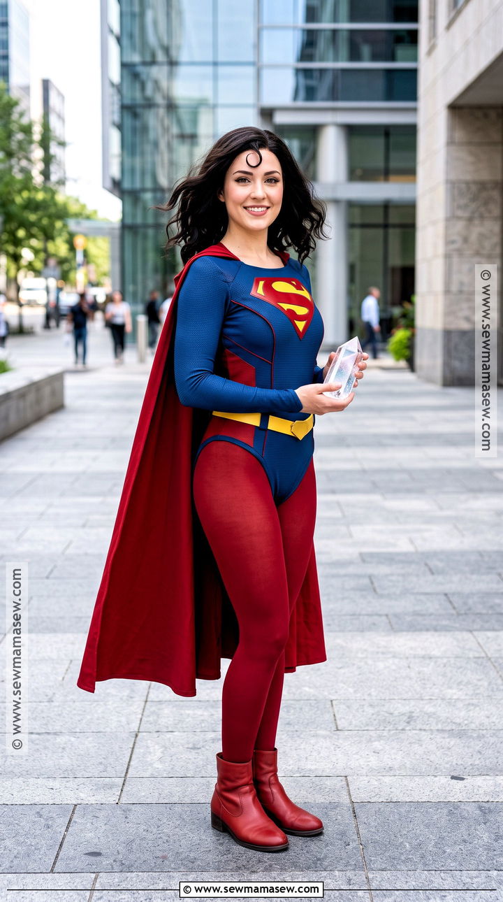 Womens Superman Cosplay With Blue Jumpsuit - 30 superman cosplay ideas