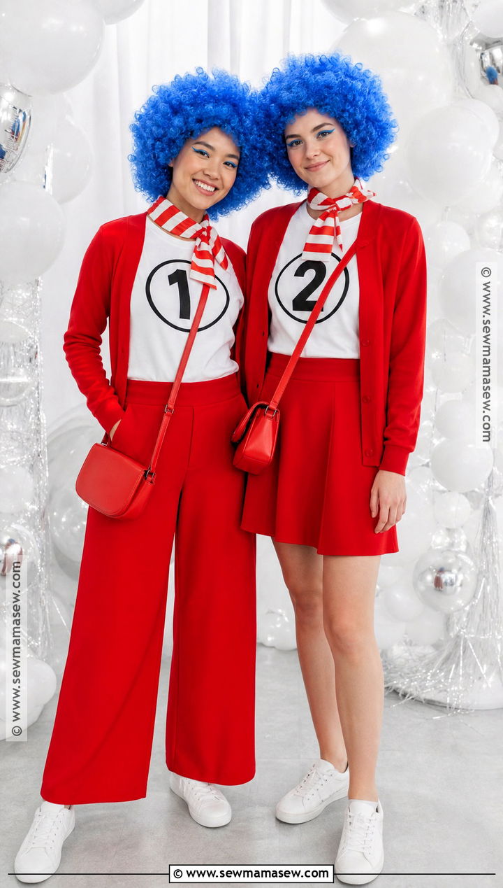 Womens Thing One And Thing Two Costume - 40 thing one and thing two costumes