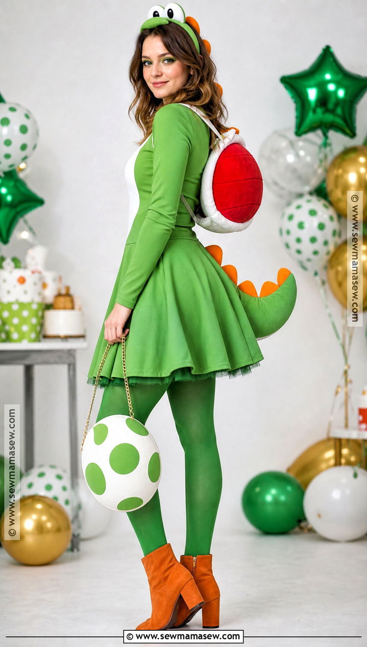 Womens Yoshi Dress Costume - 35 yoshi costume ideas