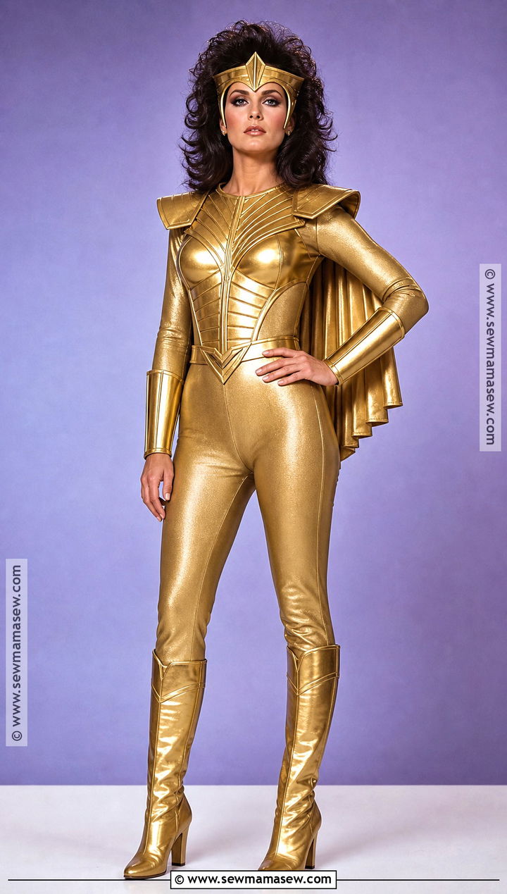 Wonder Woman 1980s Costume With Gold Armor - 50 wonder woman costume ideas