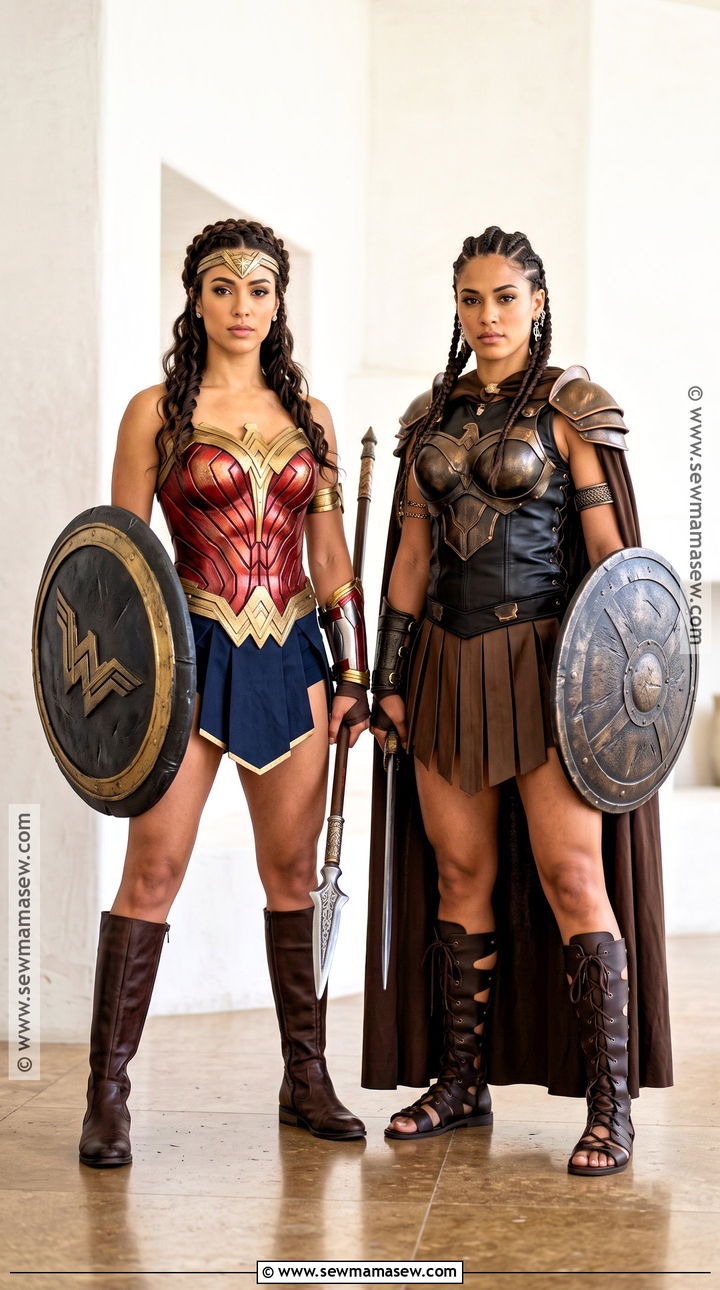 Wonder Woman And Amazon Warrior Couple Costume - 30 wonder woman couple costume ideas