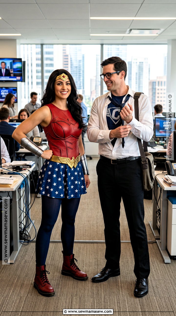 Wonder Woman And Clark Kent Couple Costume - 30 wonder woman couple costume ideas