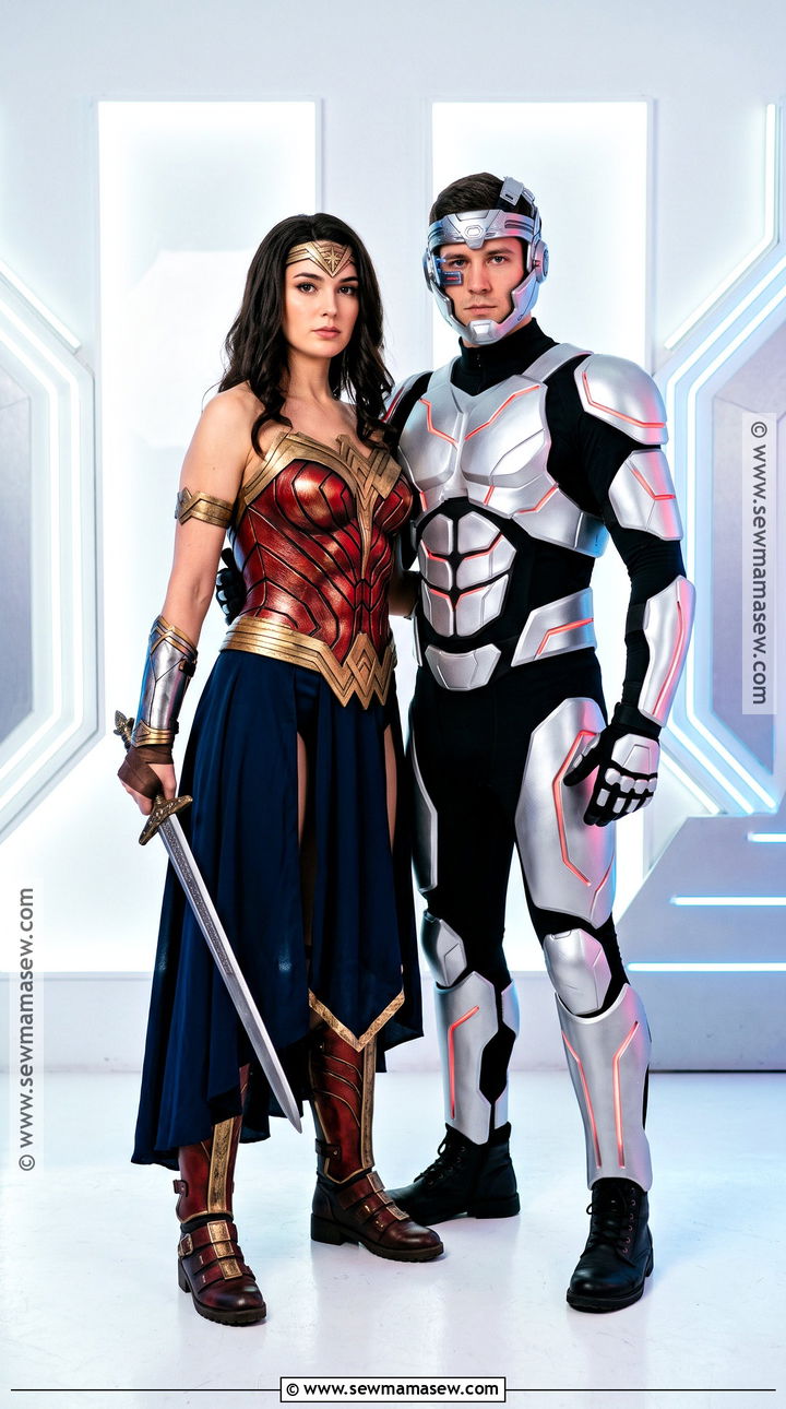Wonder Woman And Cyborg Couple Costume - 30 wonder woman couple costume ideas
