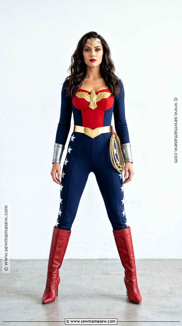 Wonder Woman Costume With Blue Jumpsuit - 50 wonder woman costume ideas