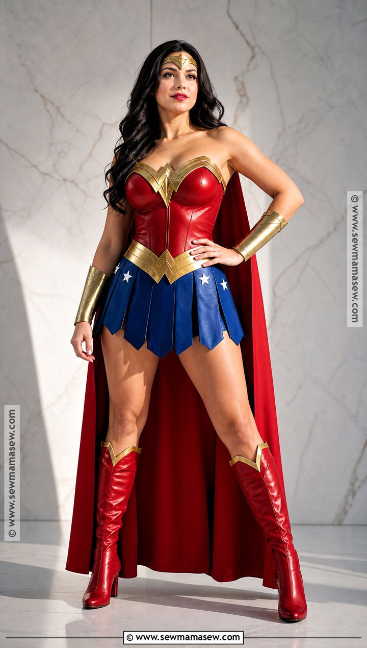 Wonder Woman Costume With Blue Skirt - 35 costume ideas for women