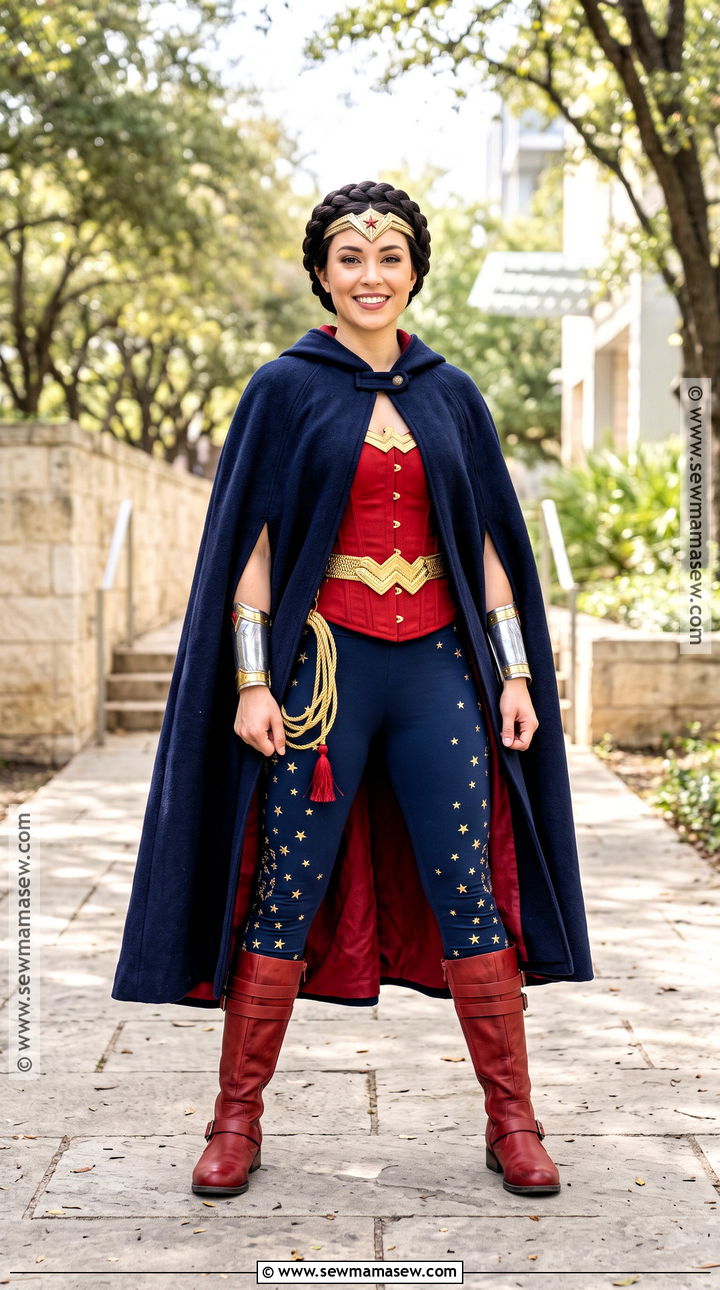 Wonder Woman Costume With Hooded Cape - 50 wonder woman costume ideas