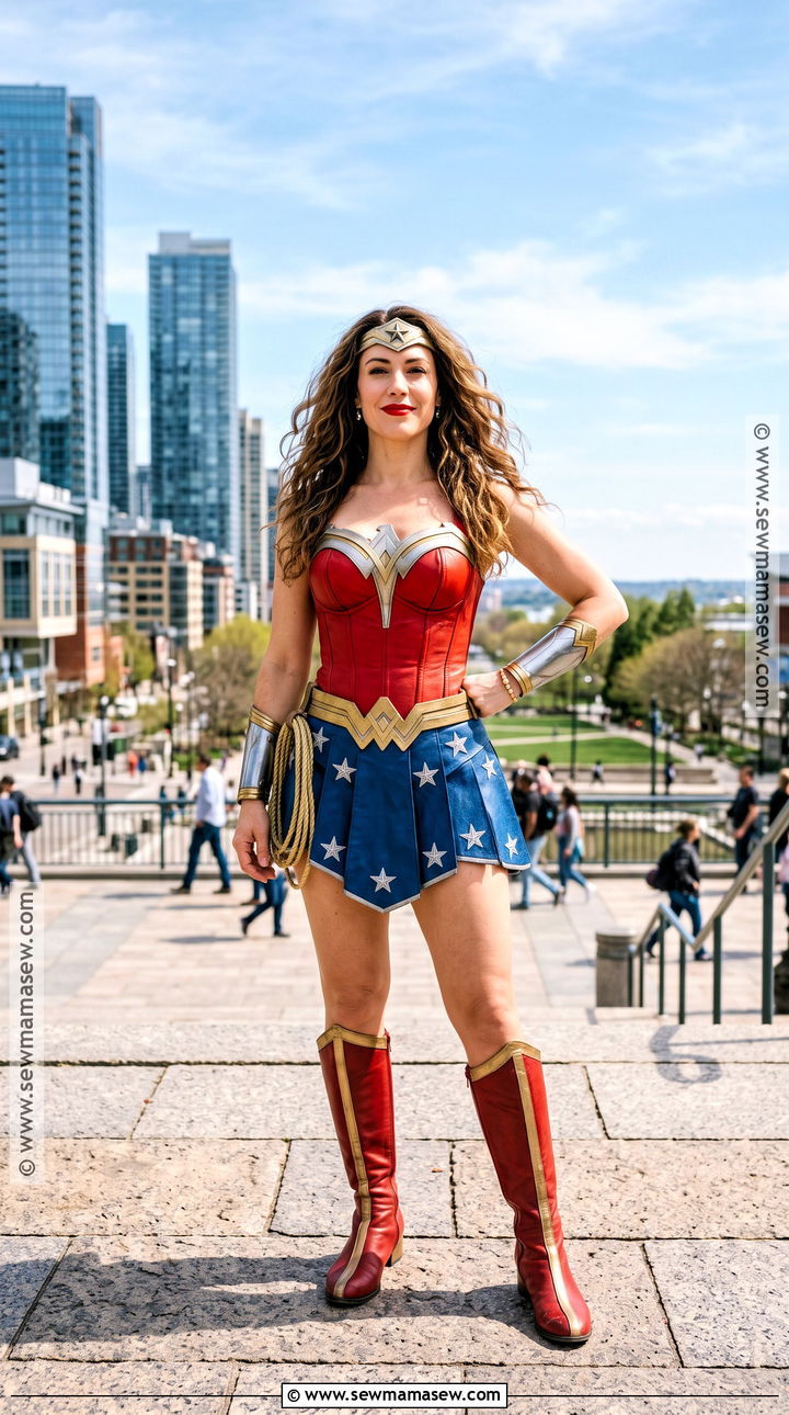 Wonder Woman Costume - 30 brown hair halloween costume ideas