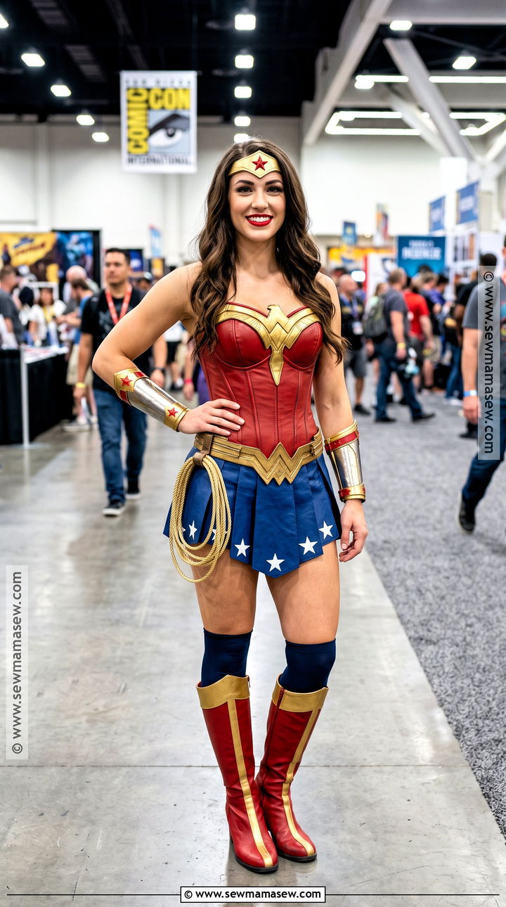 Wonder Woman Red Corset Costume - 35 Red Corset Costume Ideas