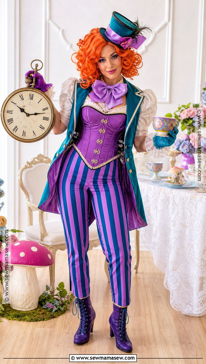 Wonderland Tea Host Corset Costume - 35 corset costumes