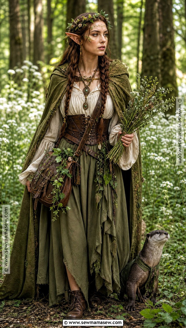 Wood Elf Druid Cosplay - 30 dnd cosplay ideas