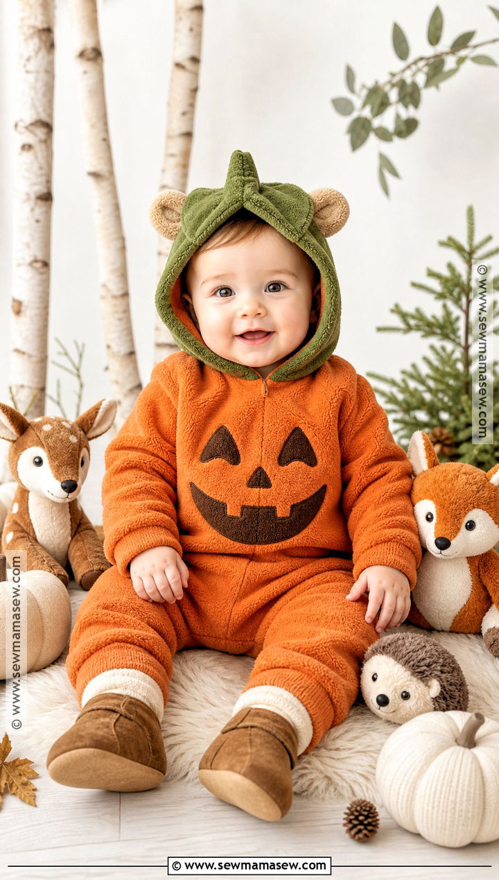 Woodland Baby Pumpkin Costume - 30 baby pumpkin costume ideas