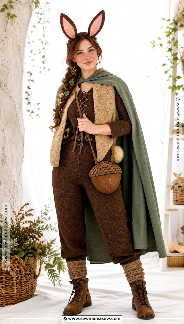 Woodland Brown Bunny Costume - 30 bunny costume aesthetic ideas