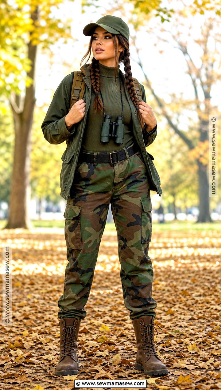 Woodland Camo Army Halloween Costume - 30 army halloween costumes for women