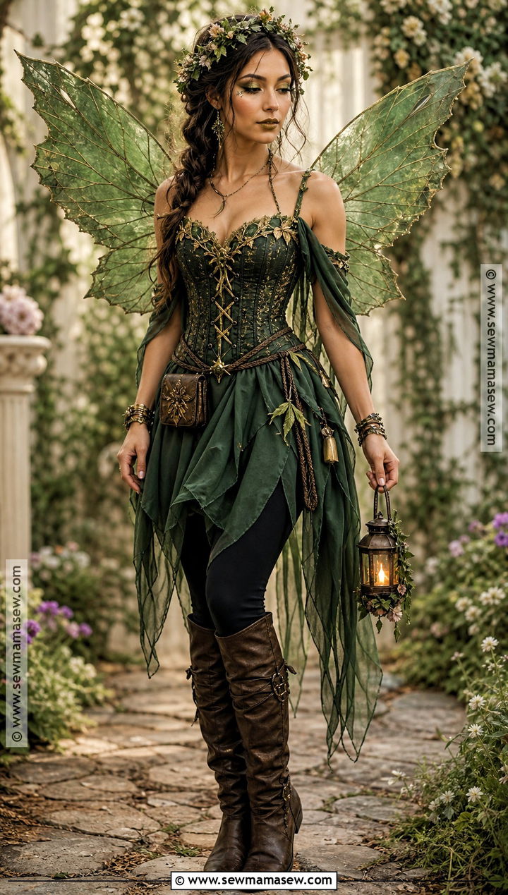 Woodland Dark Fairy Costume - 30 Dark Fairy Halloween Costumes
