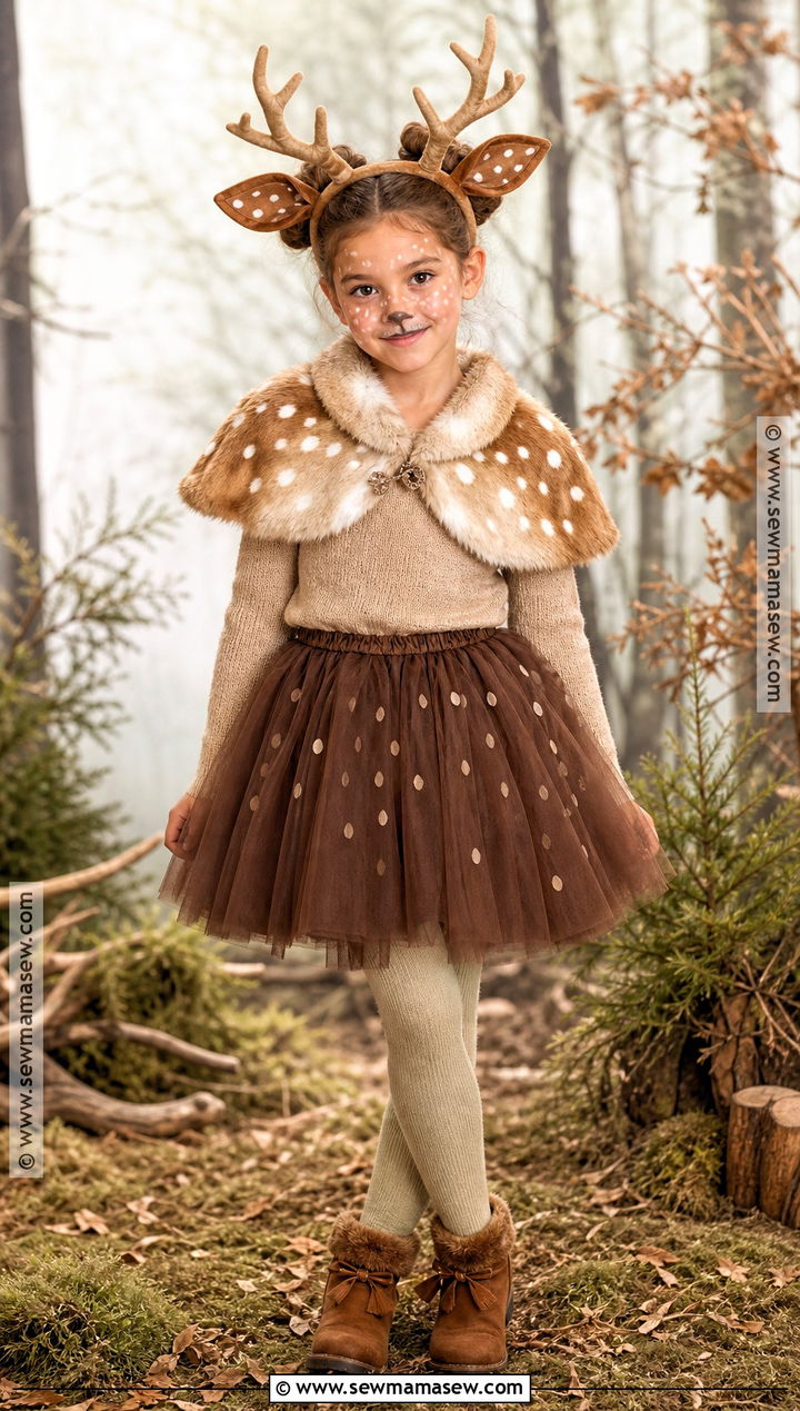 Woodland Deer Costume - 40 girl costumes