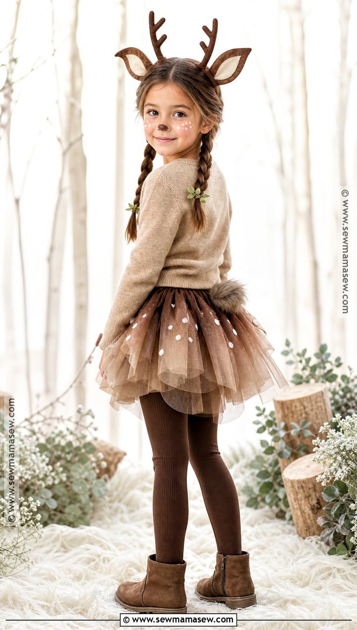 Woodland Deer Costume For Girls - 45 girl halloween costumes