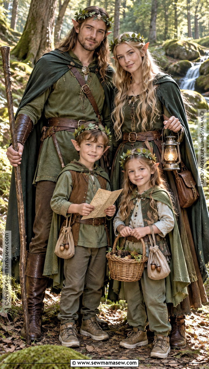 Woodland Elf Family Costume - 30 Woodland Elf Costume Ideas