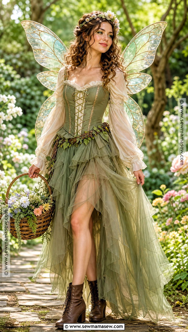 Woodland Fairy Costume With Brown Hair - 30 brown hair halloween costume ideas
