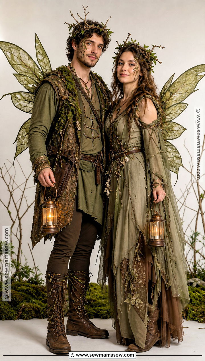 Woodland Fairy Couple Costume - 30 fairy couple costume ideas