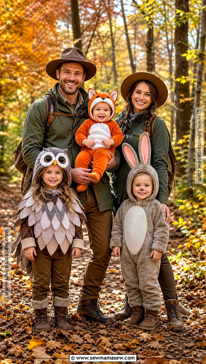 Woodland Family And Baby Fox Costume - 40 family costumes with for babies