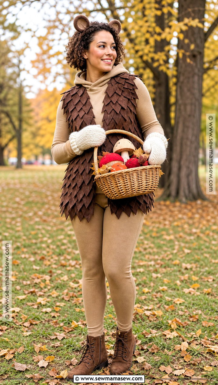 Woodland Hedgehog Costume - 30 autumn costume ideas
