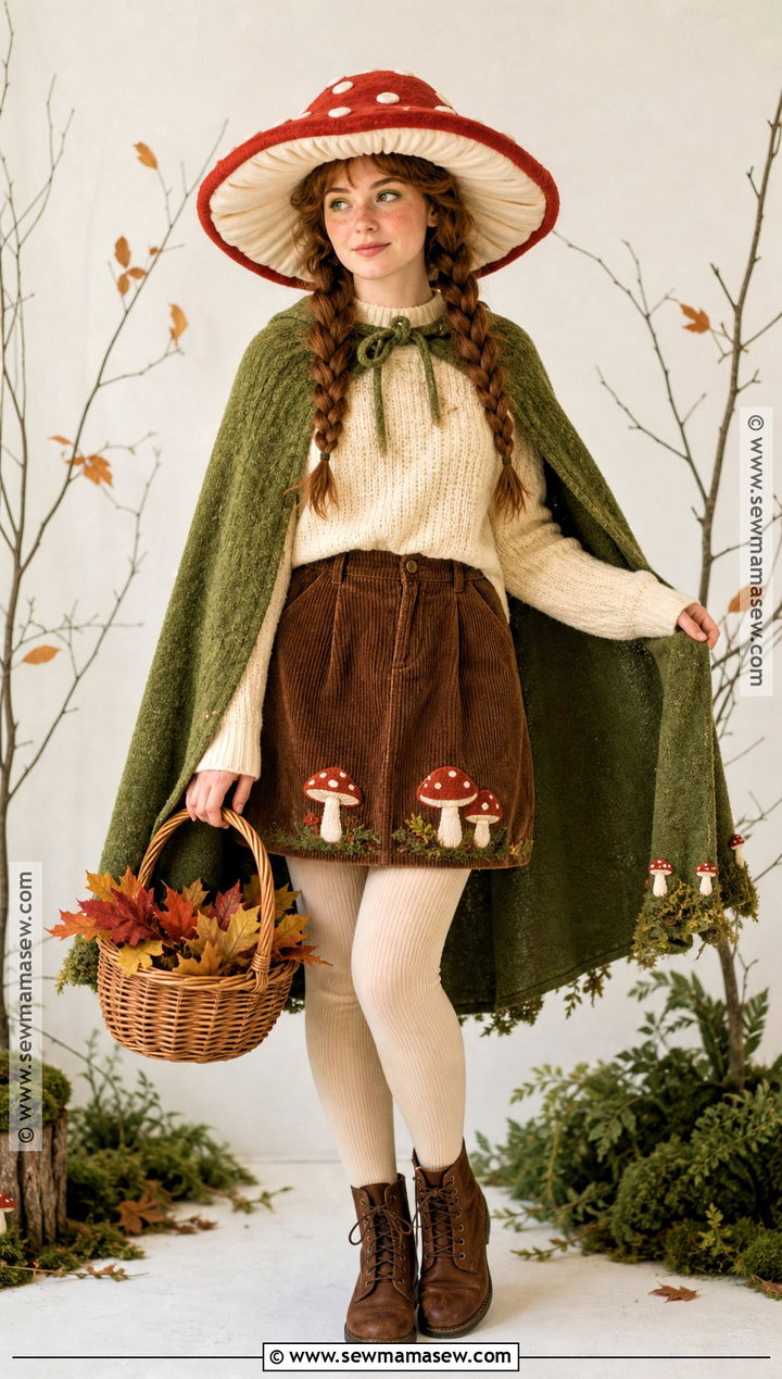 Woodland Mushroom Costume With Spotted Hat - 45 costumes ideas