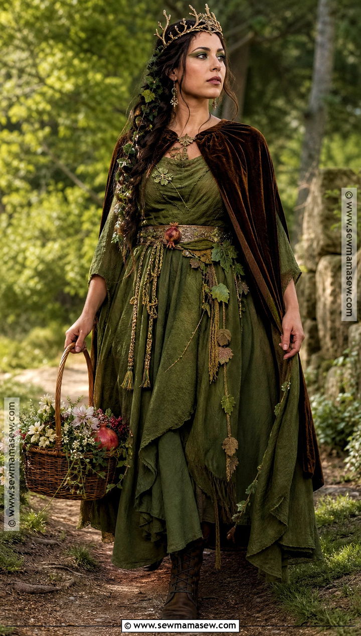 Woodland Persephone Costume - 40 Persephone Costume Ideas