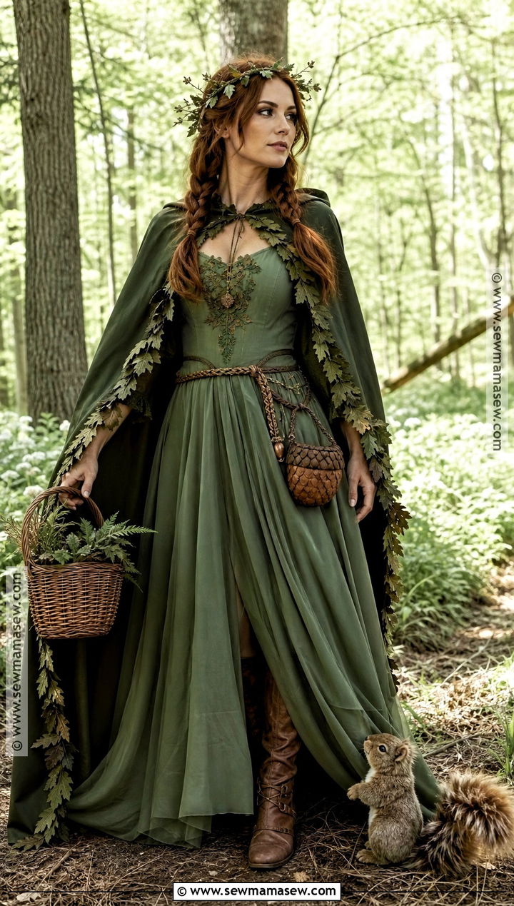 Woodland Princess Costume - 45 princess halloween costume ideas