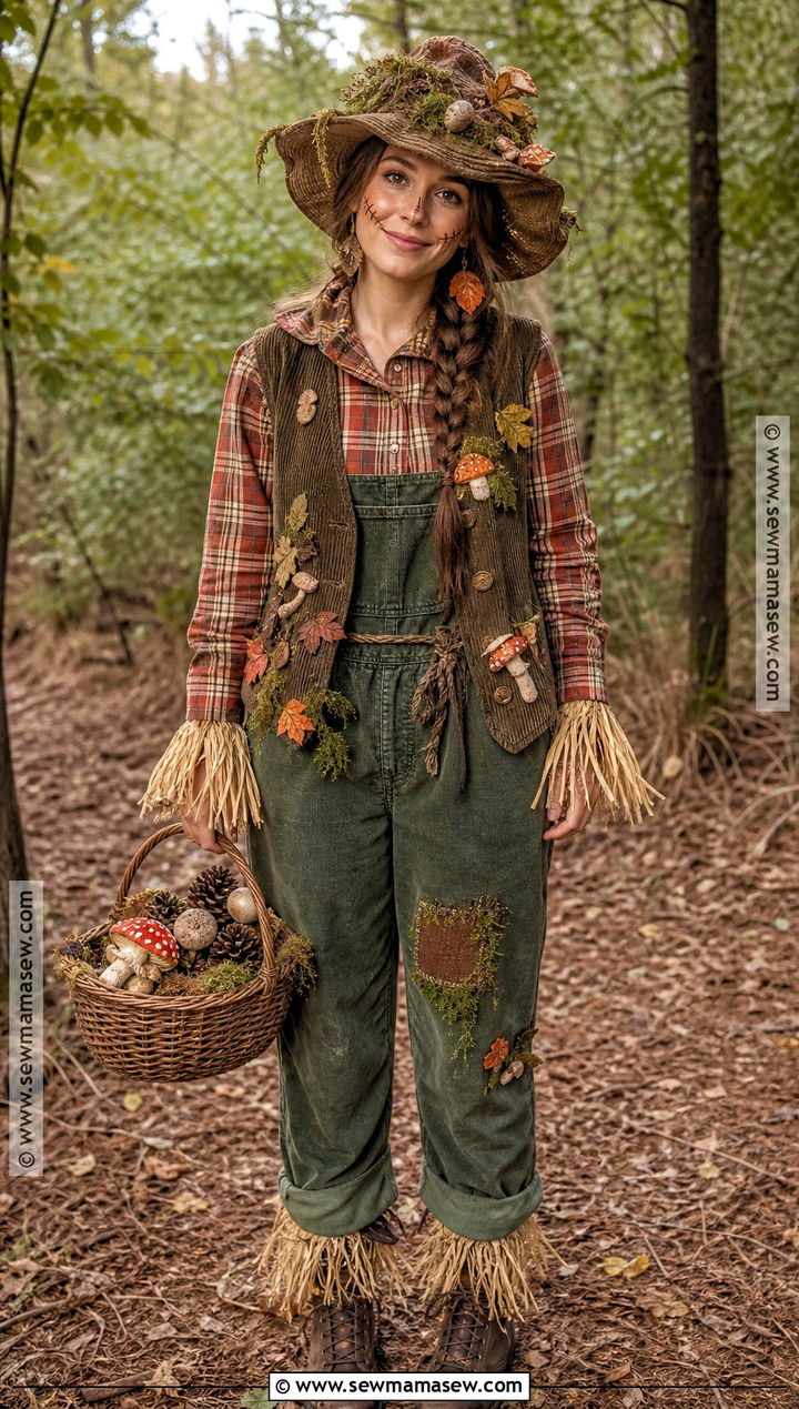 Woodland Scarecrow Costume - 35 Scare Crow Halloween Costume Ideas