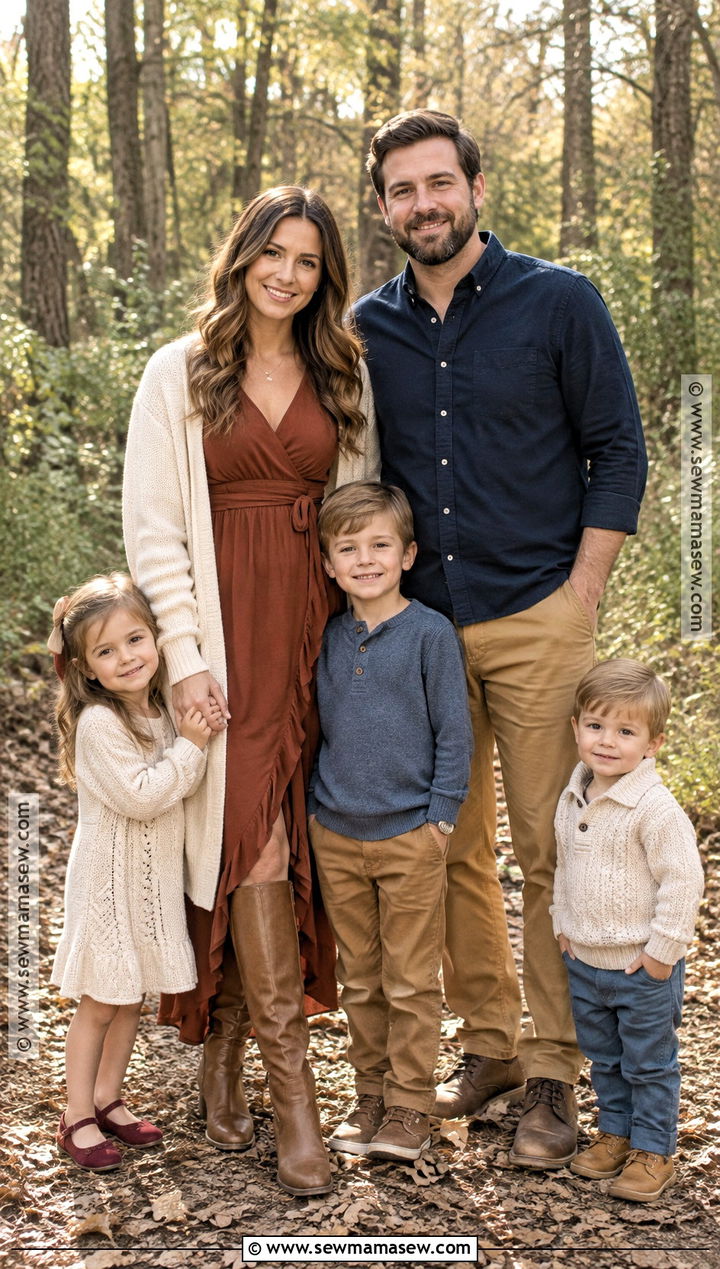 Woodland September Family Photo Outfits - 25 september family pictures outfits