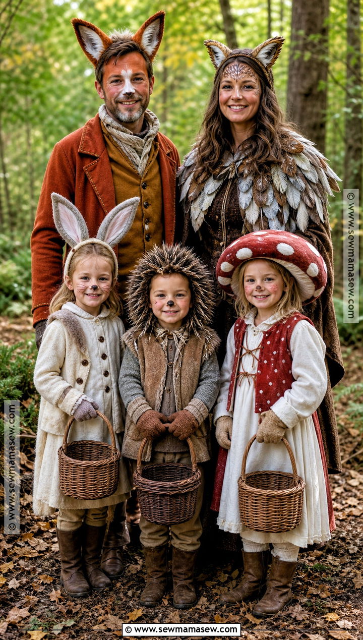 Woodland Storybook Family Costume - 35 creative costumes