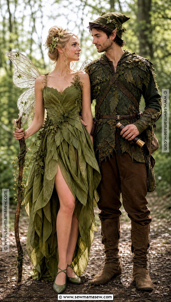 Woodland Tinker Bell And Peter Pan Costume - 30 tinker bell and peter pan costume ideas