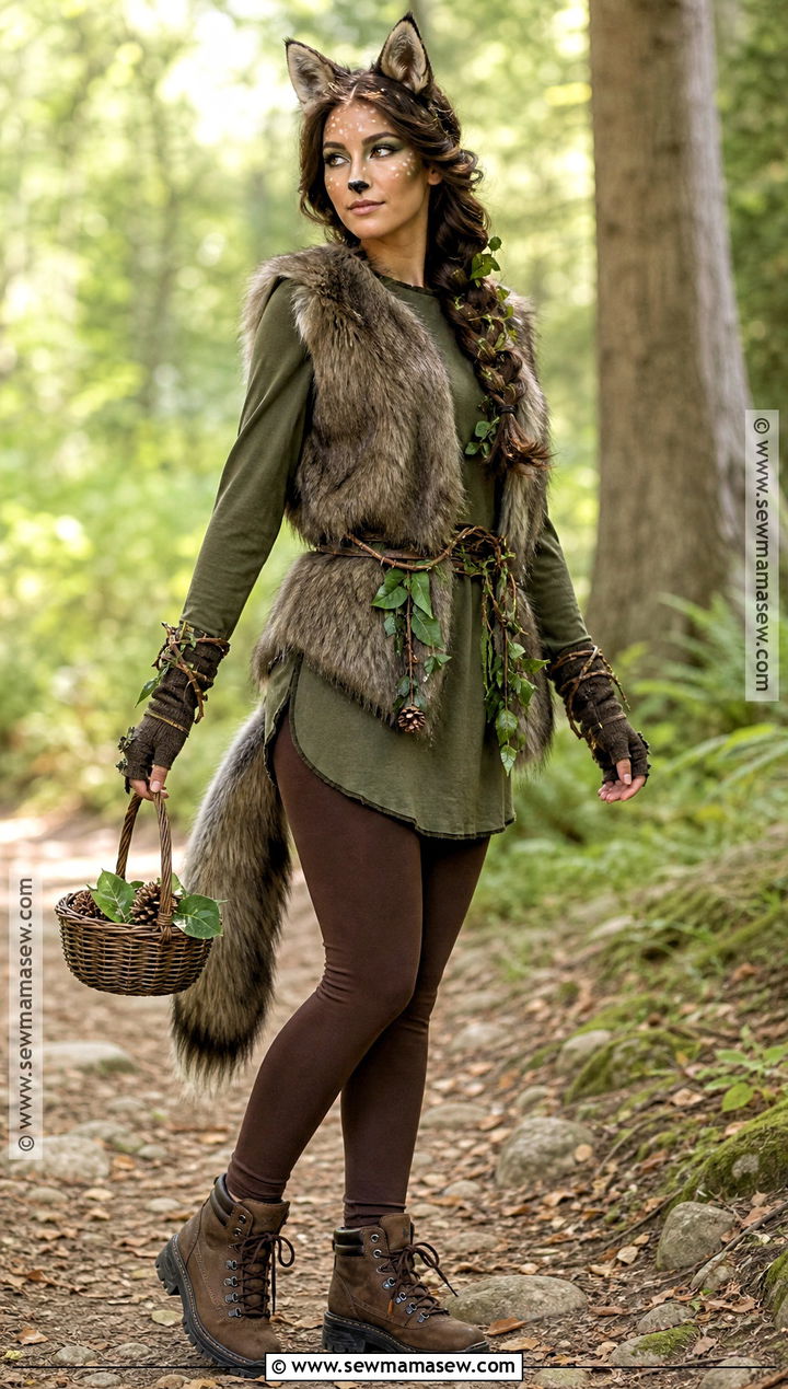 Woodland Wolf Costume - 30 Wolf Halloween Costume Ideas for Women