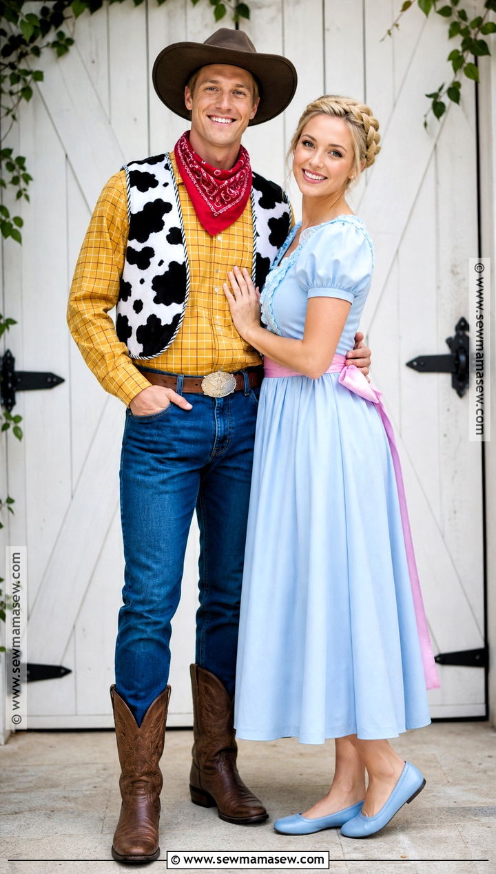 Woody And Bo Peep Couple Costume - 45 duo halloween costumes for couples