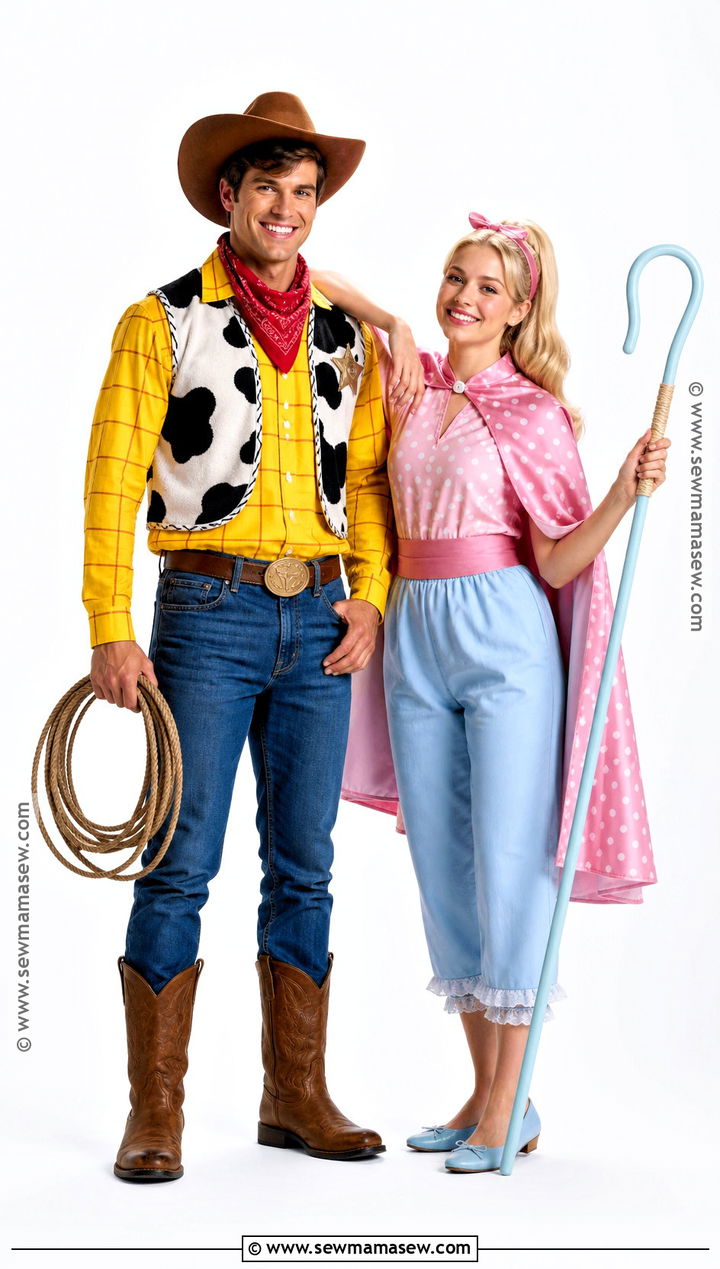 Woody And Bo Peep Couple Costume - 35 best halloween costumes for couples
