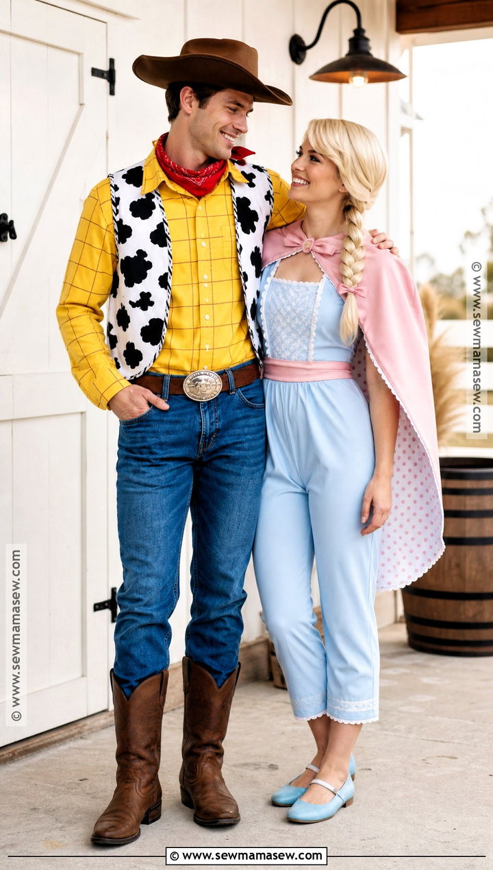 Woody And Bo Peep Couples Costume - 35 fun couples costumes