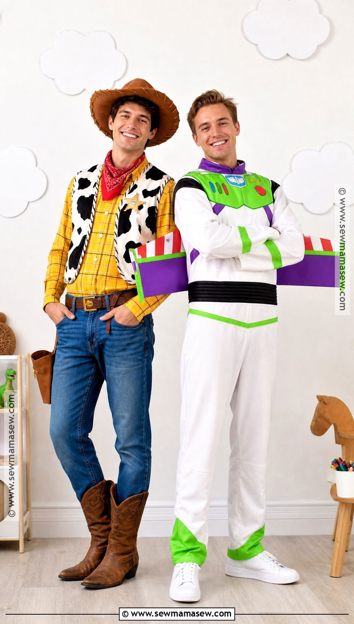 Woody And Buzz Costume - 40 halloween costumes for 2
